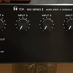 TOA 900 Series II Amplifier Amp Model M-900MK2