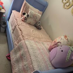 Two Sleigh Beds (Frames Only)