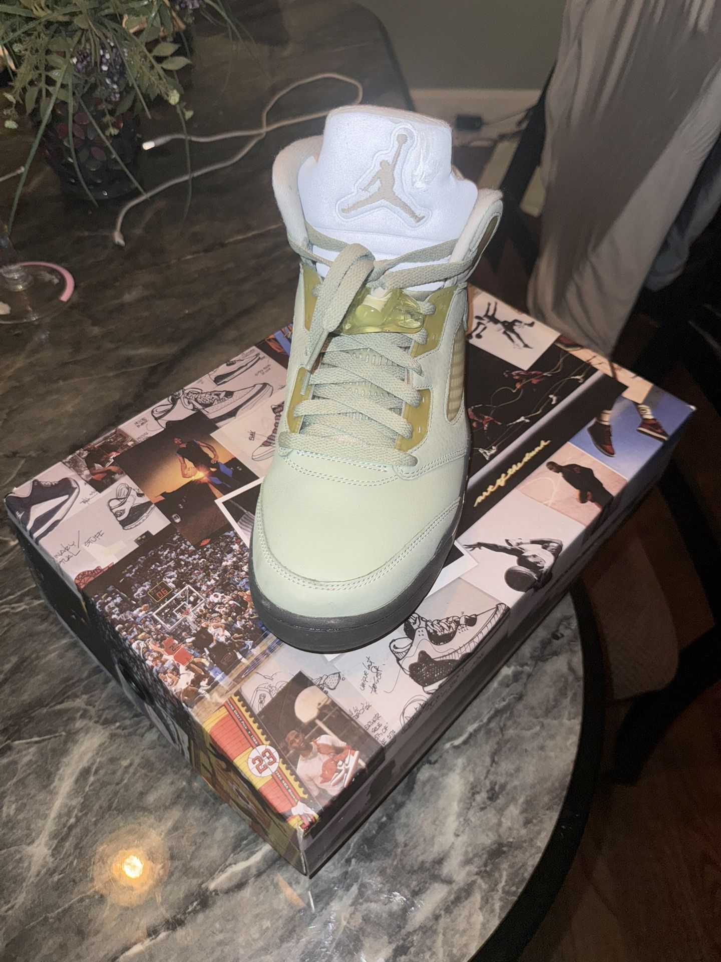 Air Jordan 5 Retro Jade Horizon/ Dessert Sand