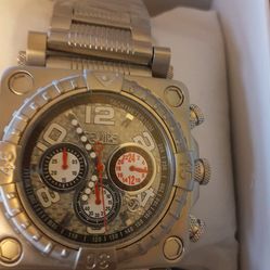 Silver Equipe Watch BNIB
