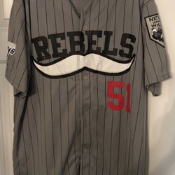 UNLV Rebels Las Vegas 51s Promo Jersey Gray Size XL