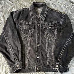 True Religion Big T Denim Jacket