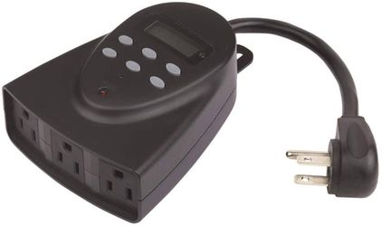 Westek TM1627LP 15-Amp 3-Outlet Digital Residential Plug-in Countdown Lighting Timer
