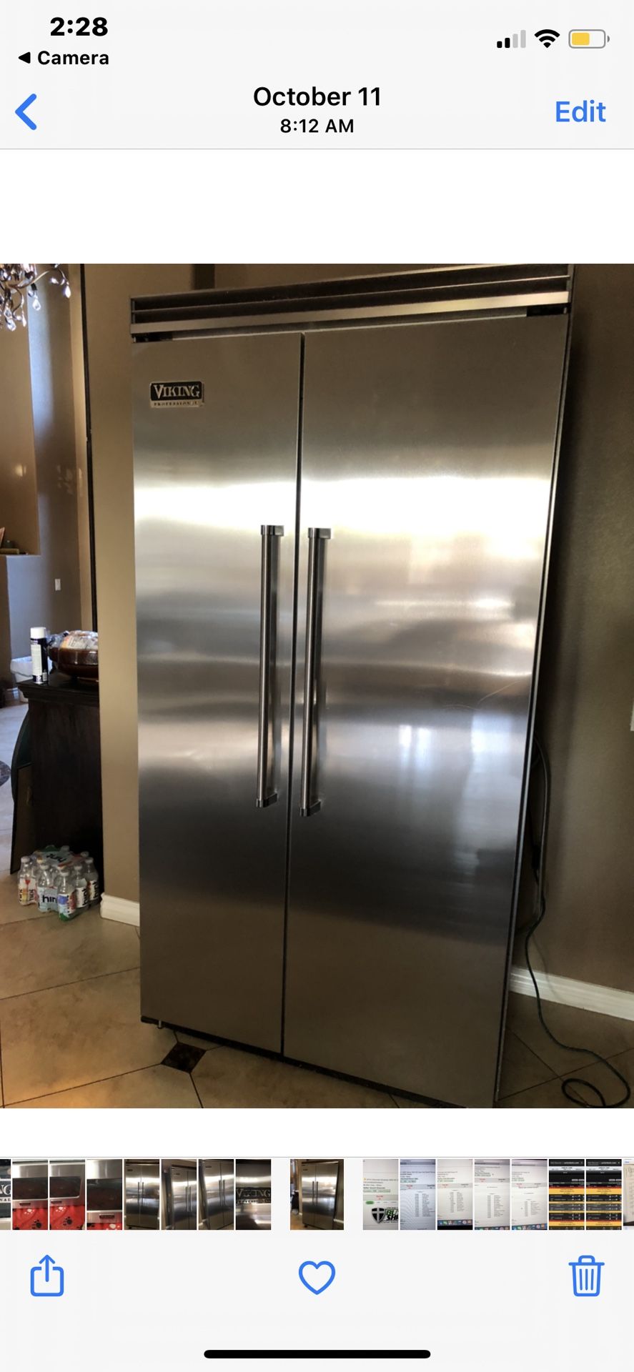 Viking 42 Inch Professional Refrigerator