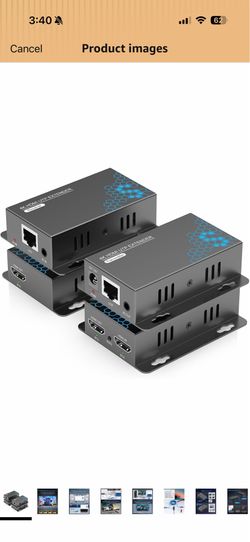 New in box 4K HDMI Extender Over Ethernet CAT5e/CAT6/6a/CAT7 230FT 4K@30Hz Equipped with IR, Loop Out, PoC & EDID for Home Theater, Office, Church, Cl