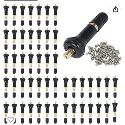 Fekuar 50Pcs TPMS 20008 Rubber Snap-in Valve Stems Tire Valve Stem Replacement VS 950 VS(contact info removed)3240 for GM Chevy