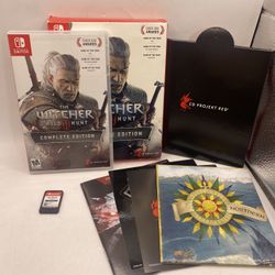 The Witcher 3: Complete Edition (Nintendo Switch, 2019) With Extras big box CIB