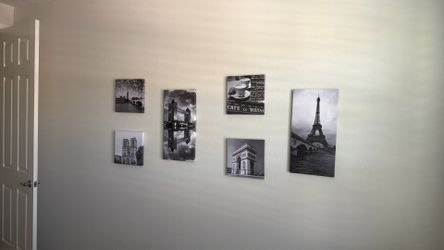 6 piece wall art