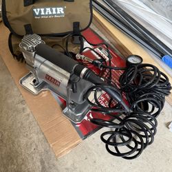 Tire Inflator, Recovery Snatch Strap, Tire Repair Kit