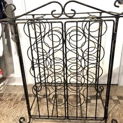 Glass Wine Rack / Side Table