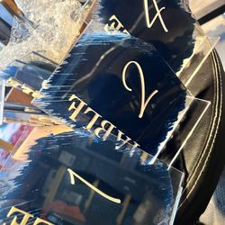 Table Numbers