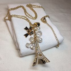 Eiffel Tower Charm Necklace 