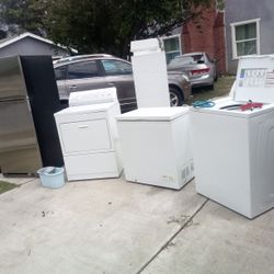 Washer dryer refrigerator freezer all 30 day warranty