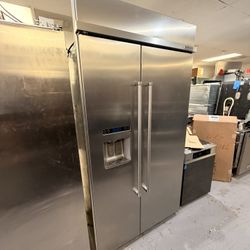 Kitchenaid Refrigeartor 42”Inch Side By Side Stainless Steel 