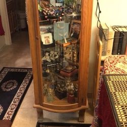 Curio Cabinet with mirrored back