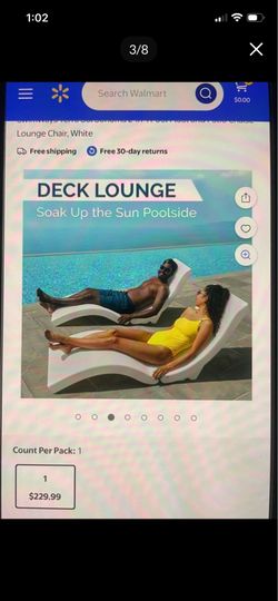 TERRA SOL 2-IN-1  ALL WEATHER POOL FLOAT  DECK CHAISE LOUNGE CHAIR “NEW”