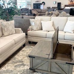 🍄 Claredon Sofa And Loveseat Set | Sectional | Sofa | Loveseat | Couch | Sofa | Sleeper| Living Room Furniture| Garden Furniture | Patio Furniture