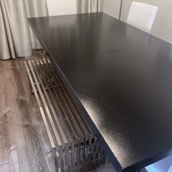 Dining Table And Chairs And Bench