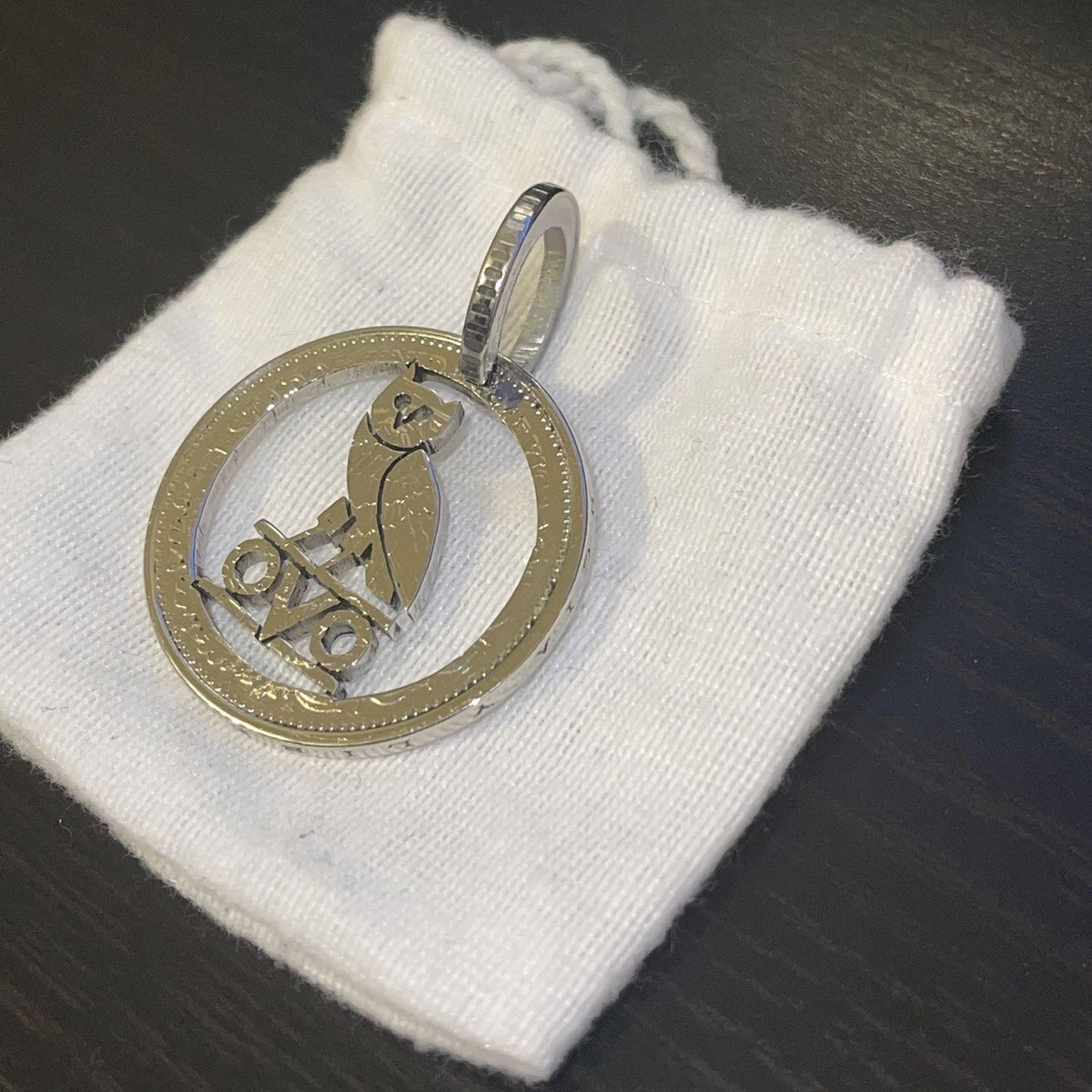 Custom OVO Silver Pendant