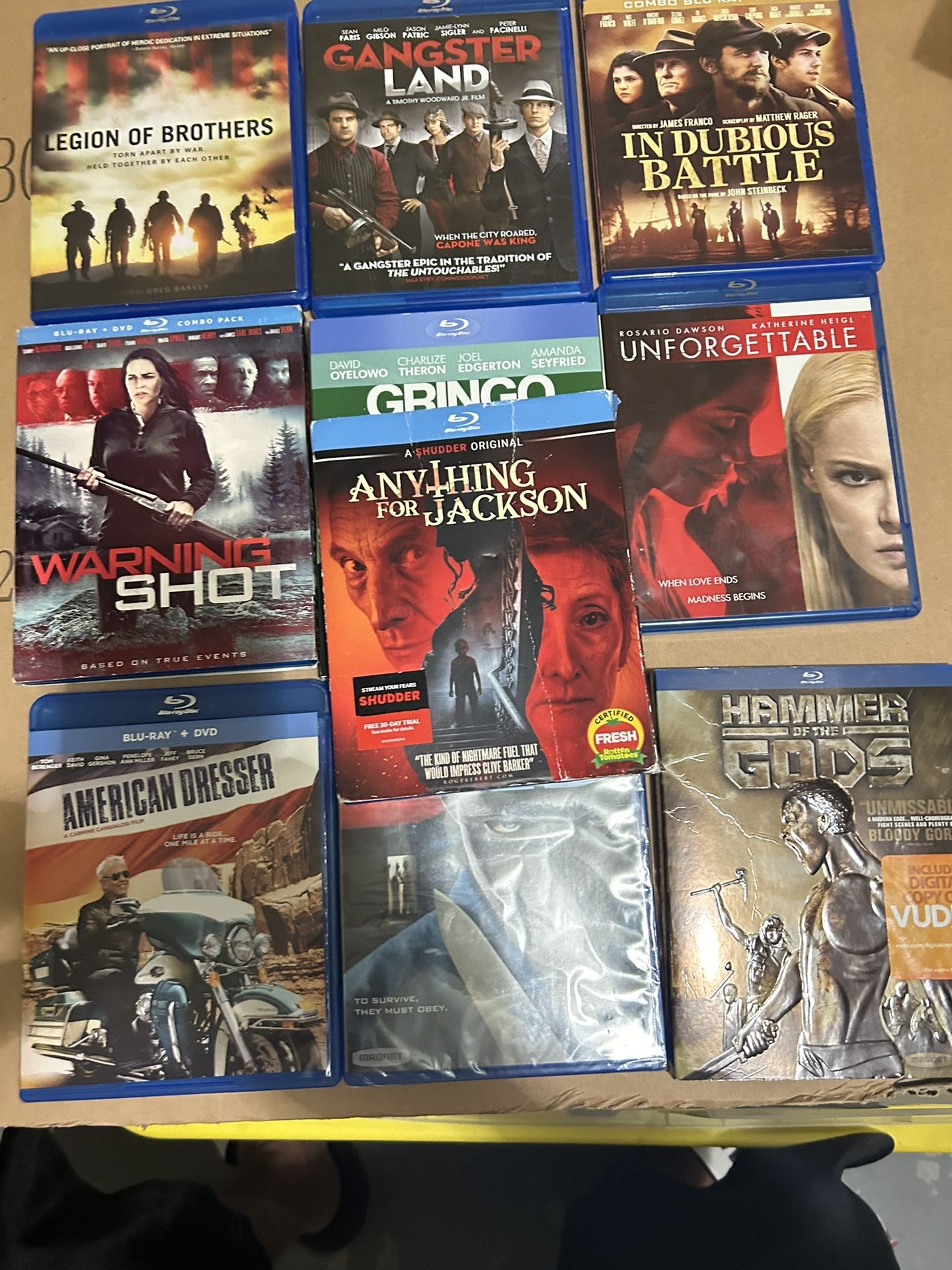 10 Blu-ray Movies Mix Titles