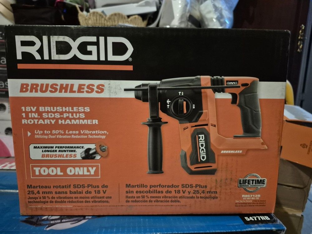 Ridgid 18v Brushless Rotary Hammer