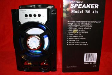 Bluetooth wireless sd card,usbflash drive fm radio speaker