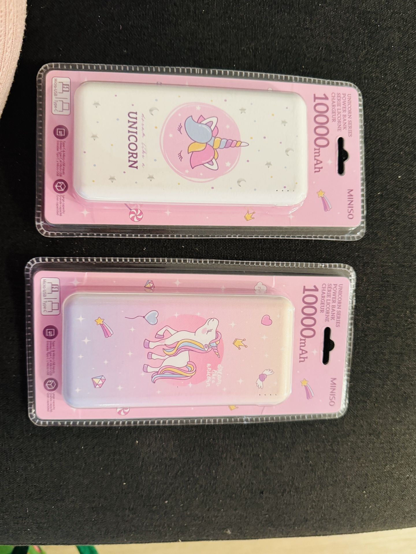 Girl's portable charger