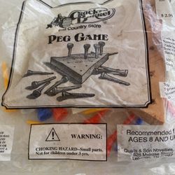 Cracker Barrel Peg Game New