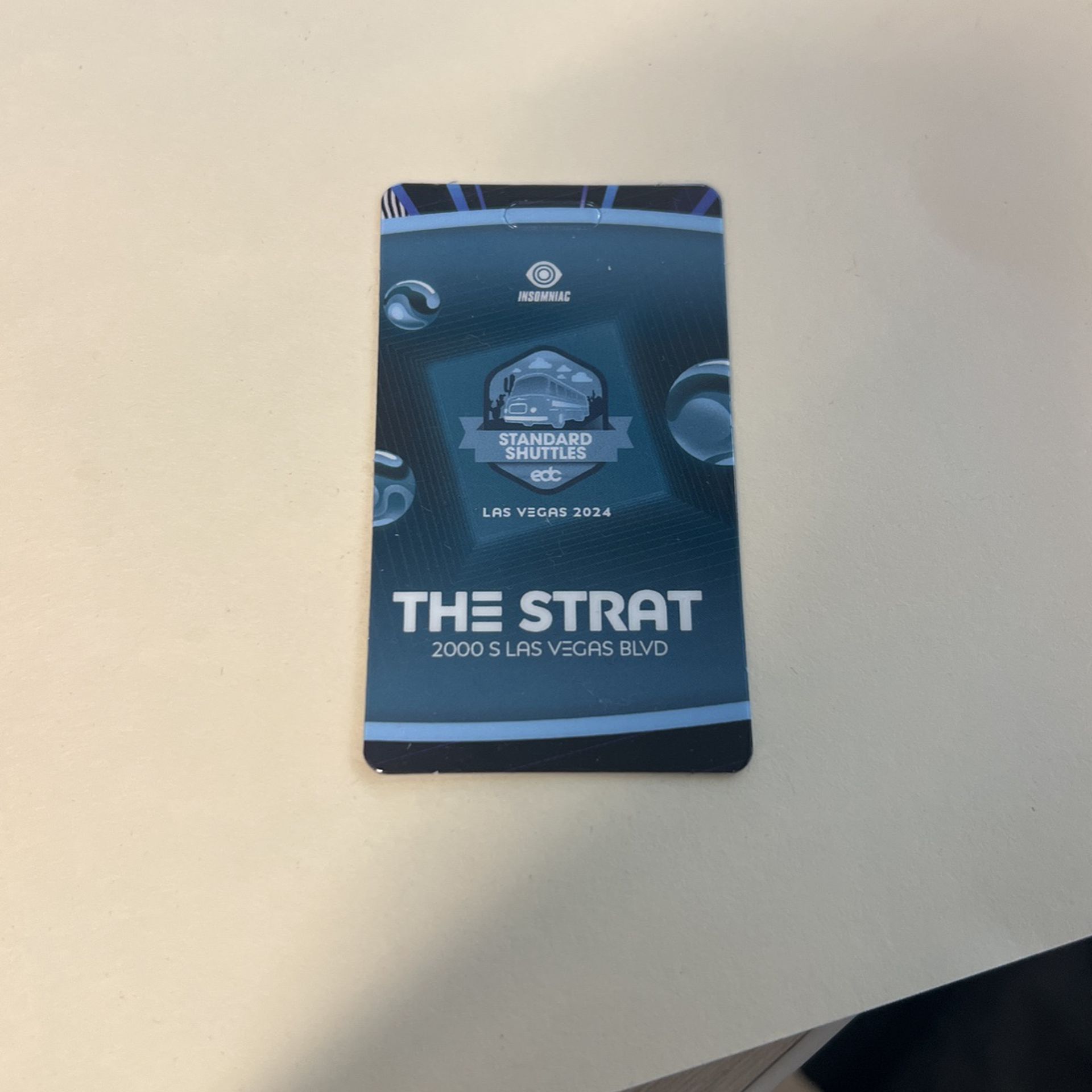 EDC shuttle pass at the Strat