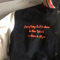 Santa Cruz varsity jacket with embroidered details