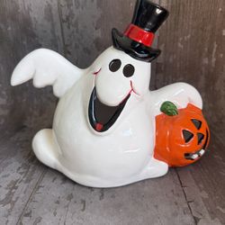 Vintage Halloween Ceramic Ghost
