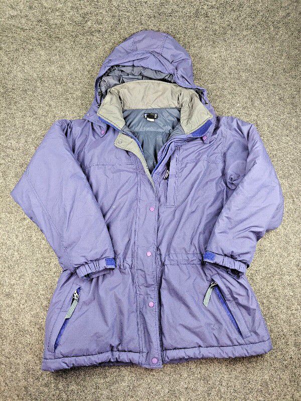Patagonia Womens Guide Parka Jacket with Hood Vintage 1997 Purple Size Small