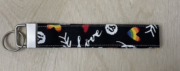 Pride Love Is Love Keychain Fob