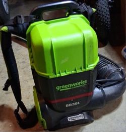 Greenworks Commercial Blower. BB361