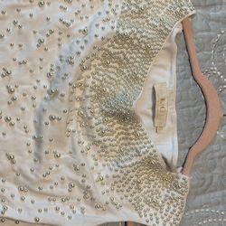 Pearl White Blouse.
