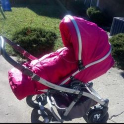 European Baby Stroller With Bassinet And Accessories
