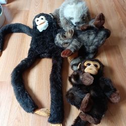 Monkey/Sloth  Puppets