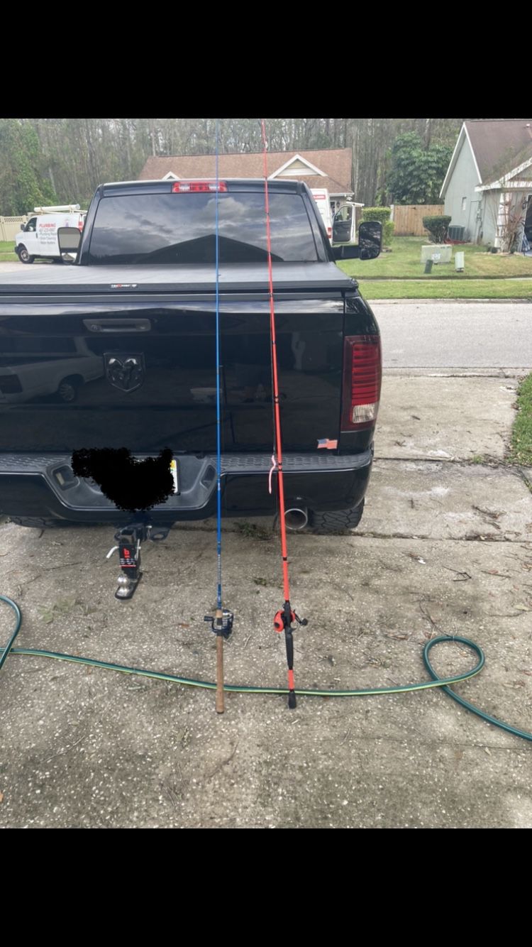 Lew’s And Bass Pro Shop Rods And Reals