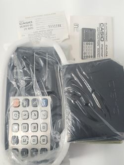 Casio Memory-8R Electric Calculator Vintage