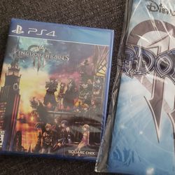 Kingdom Hearts III and Fabric Poster PS4