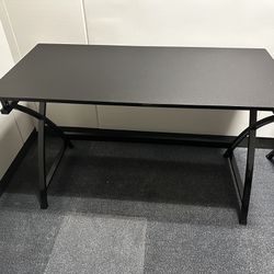 Computer table With Side Desk And Mesh Chair 