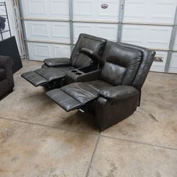 Leather couch