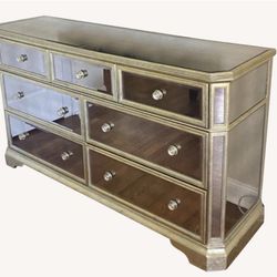 Z Gallerie Borghese 7 Drawer Mirrored Dresser