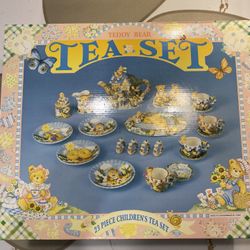 Tea Set Teddy Bear