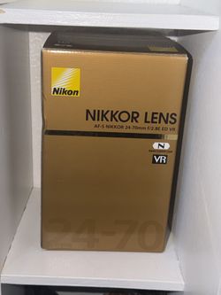 Nikon AF-S NIKKOR 24-70mm f/2.8E ED VR Lens