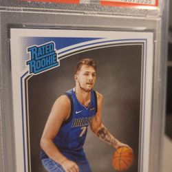 2018 PANINI DONRUSS  LUKA DONRUSS  PSA 9
