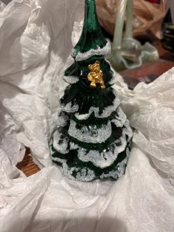 Fenton Glass Christmas Tree 