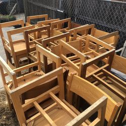 20 Wooden Chairs