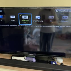 samsung 40” smart TV