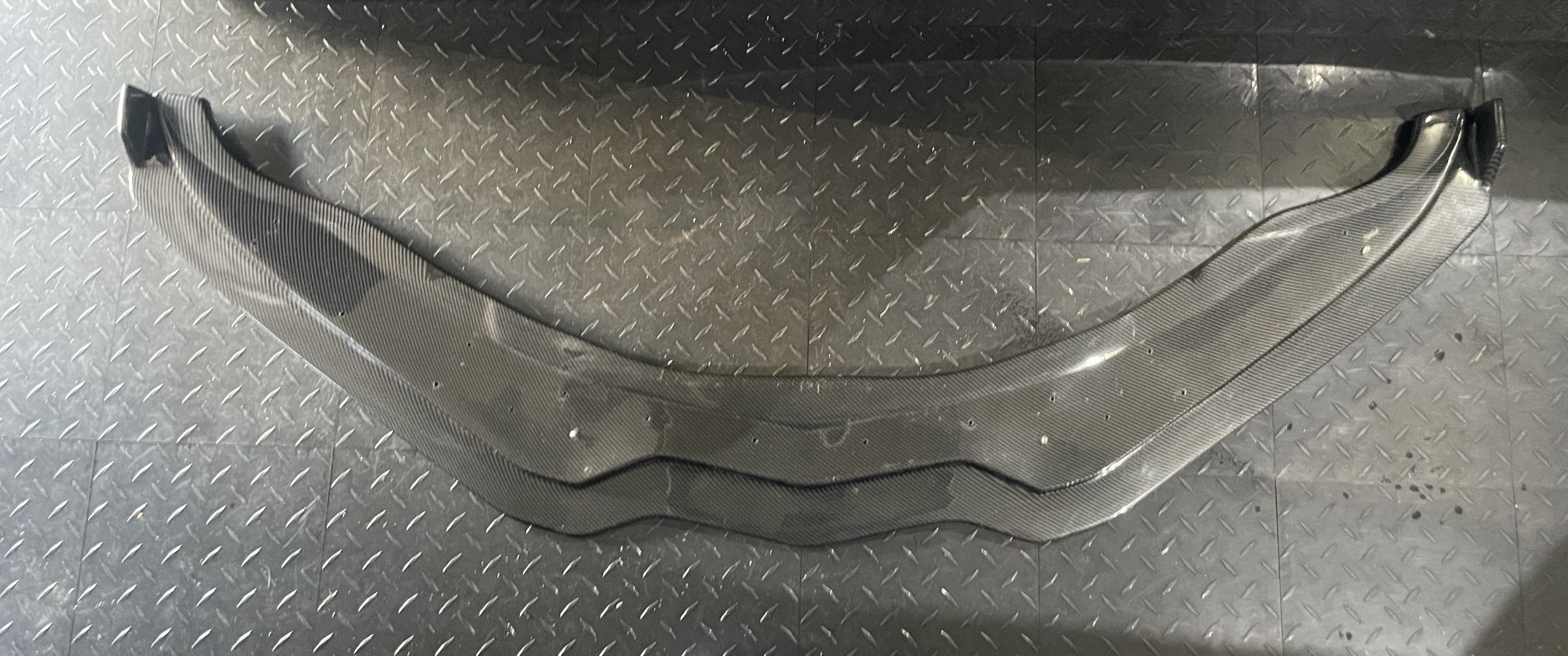 C7 Corvette (2014-2019) Front Splitter (Hydrodipped Carbon Fiber)